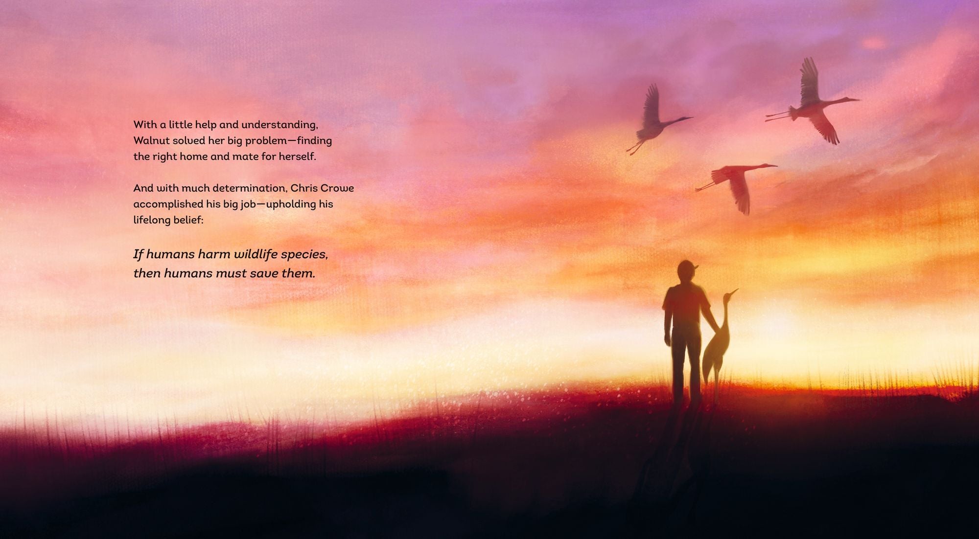 The Crane and the Keeper: How an Endangered Crane Chose a Human as Her Mate