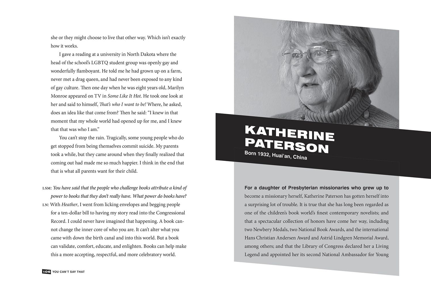 You Can't Say That!: Writers for Young People Talk About Censorship, Free Expression, and the Stories They Have to Tell