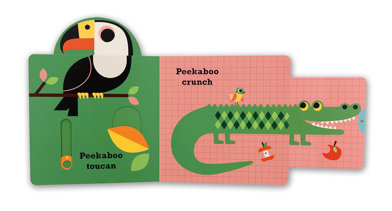 Peekaboo: Lion: (An Interactive Board Book for Babies & Toddlers with Mirror & Sliders to Push, Pull, or Turn. Cute Jungle Animal Artwork Includes a Giraffe, Monkey, & More)