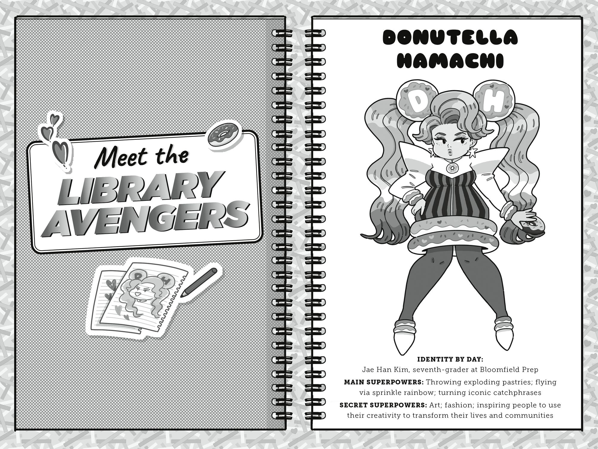 Donutella Hamachi and the Library Avengers