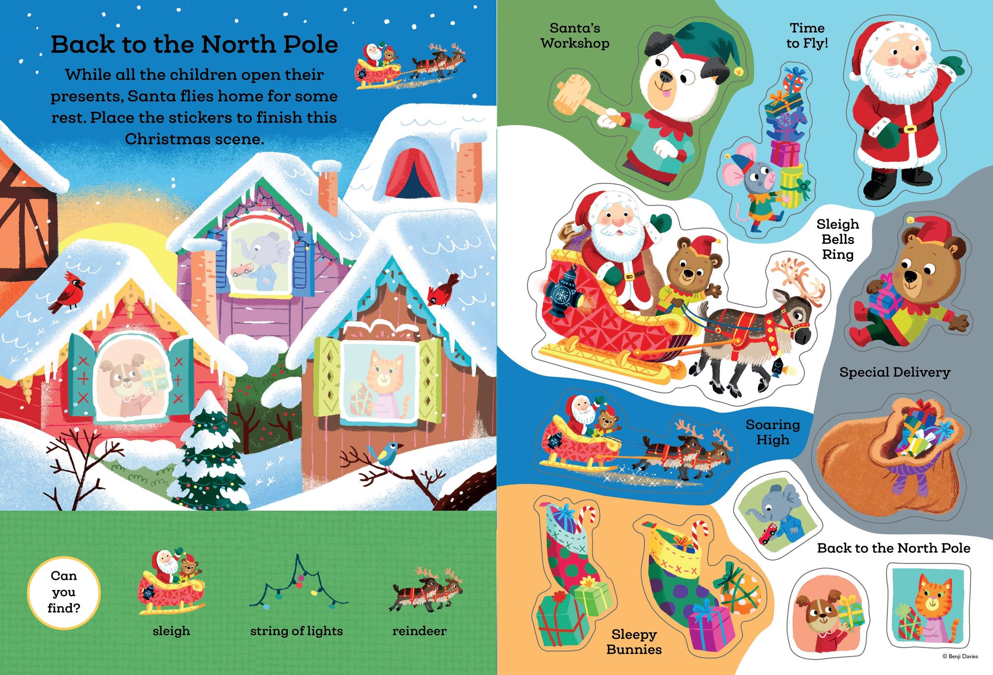 Bizzy Bear: Christmas Sticker Book