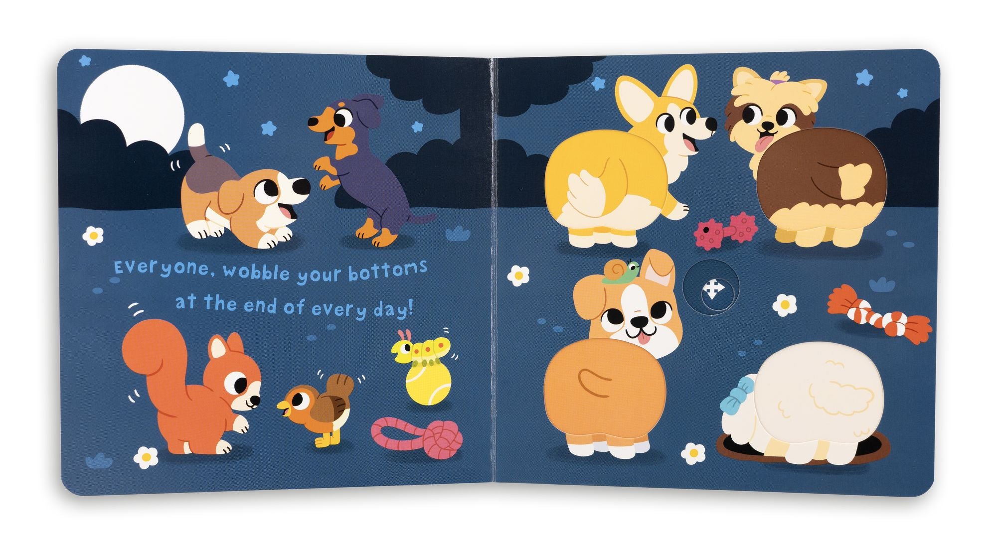 Puppy's Wobbly Bottom: (An Interactive Slider Book Full of Dog Barks, Dancing Wiggles, and Giggles for Babies and Toddlers)