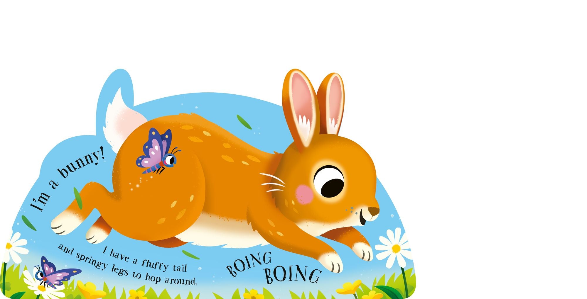 I'm a Bunny: (A Shaped Board Book Full of Animal Sounds, Lively Rhymes, and Interactive Fun for Babies and Toddlers)