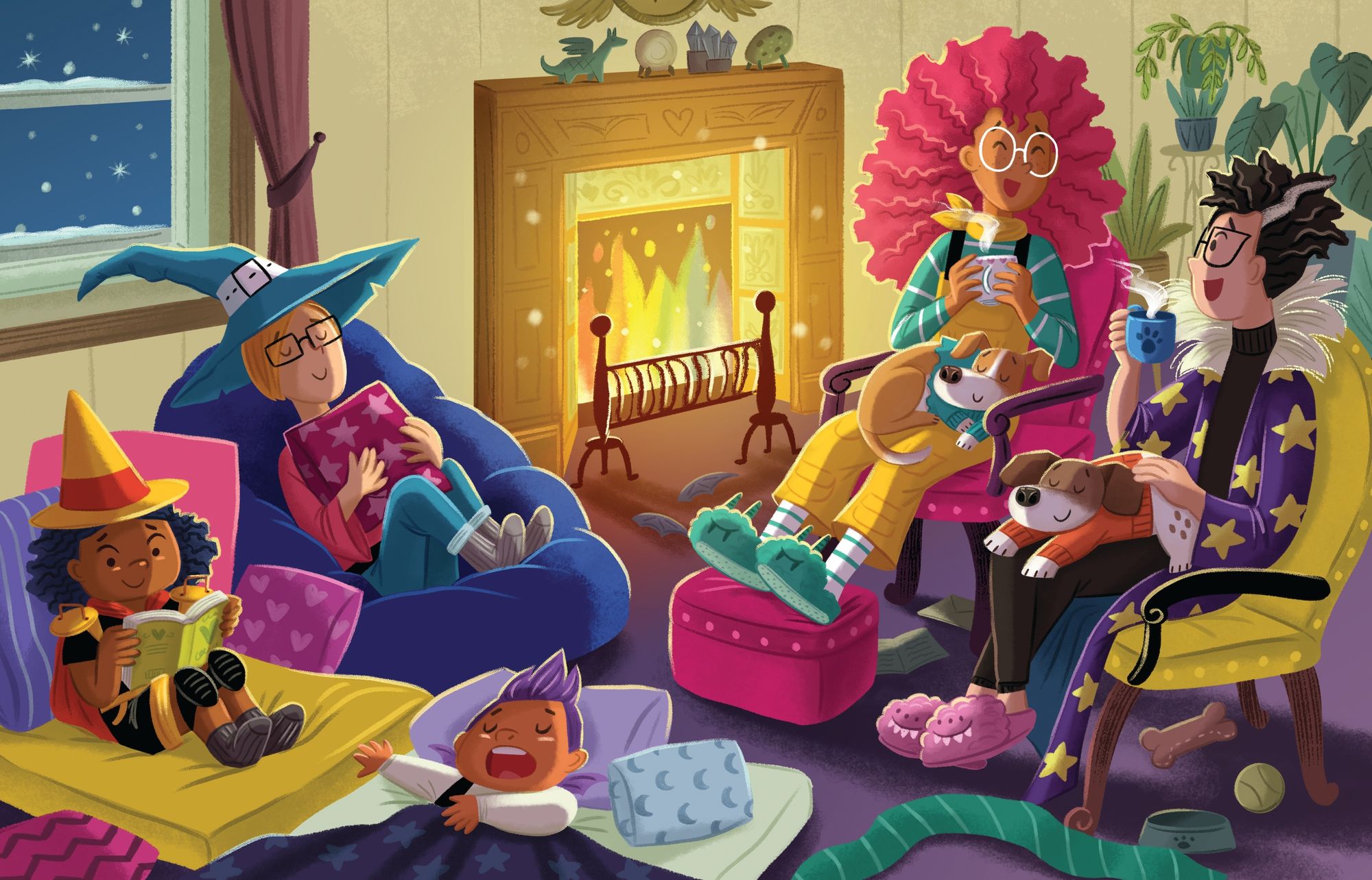 Hocus and Pocus and the Snow Day Sorcery