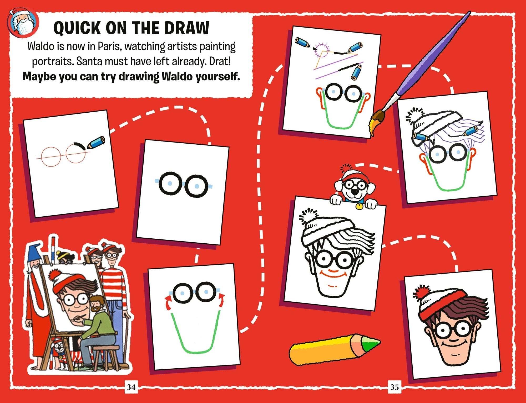 Where's Waldo? The Search for Santa: Searches, Puzzles, Facts, and Jokes