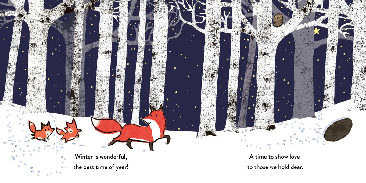 Winter Is Wonderful Padded Board Book: (A Heartwarming Winter Story of Parental Love Featuring a Parent & Child Fox in Rhyming Text - For Babies and Toddlers)