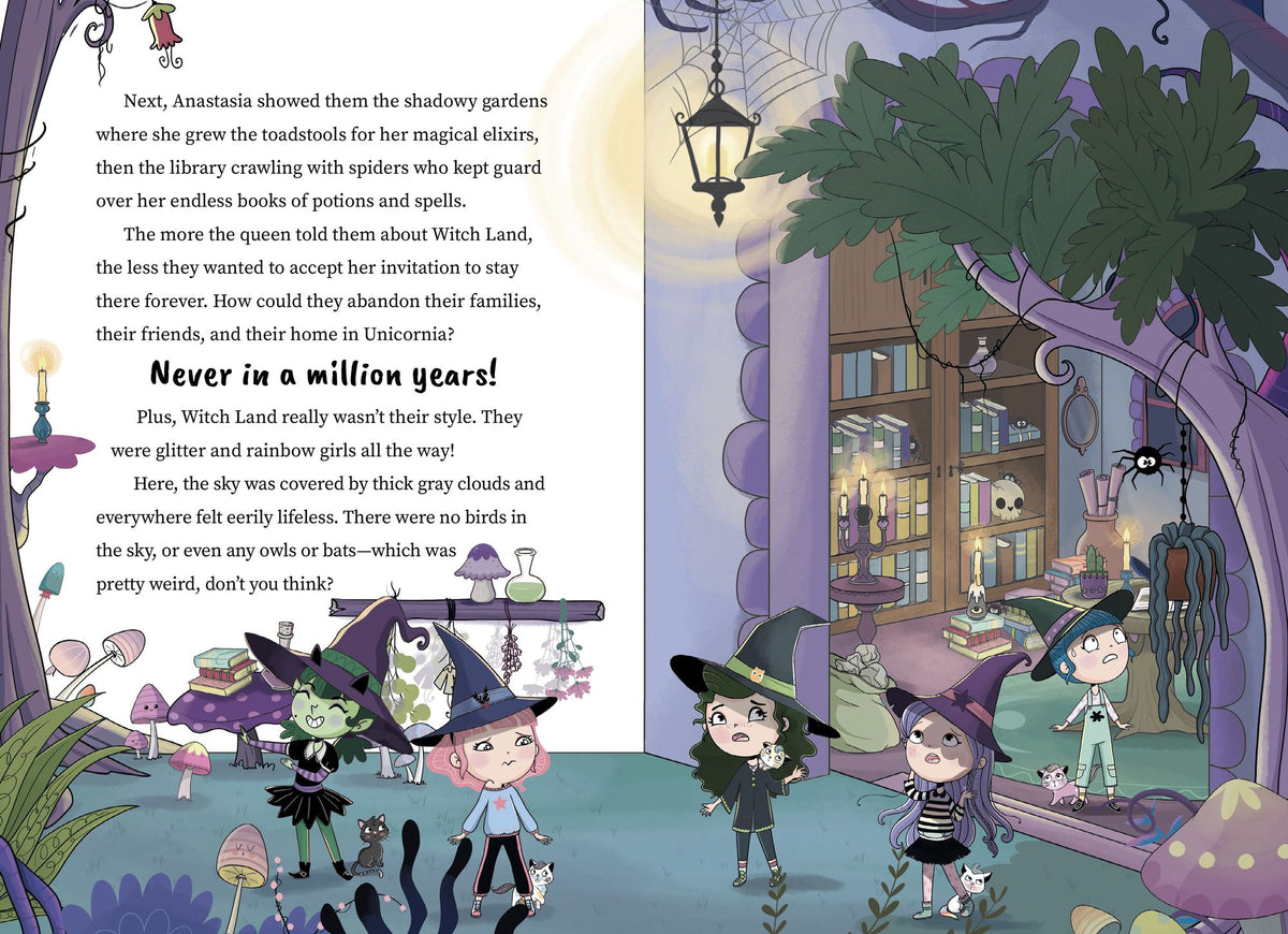 Unicorn Rescuers: Adventure in Witch Land: (A Magical Chapter Book About Friendship, Spells, and a Daring Mission for Kids Ages 5-7)