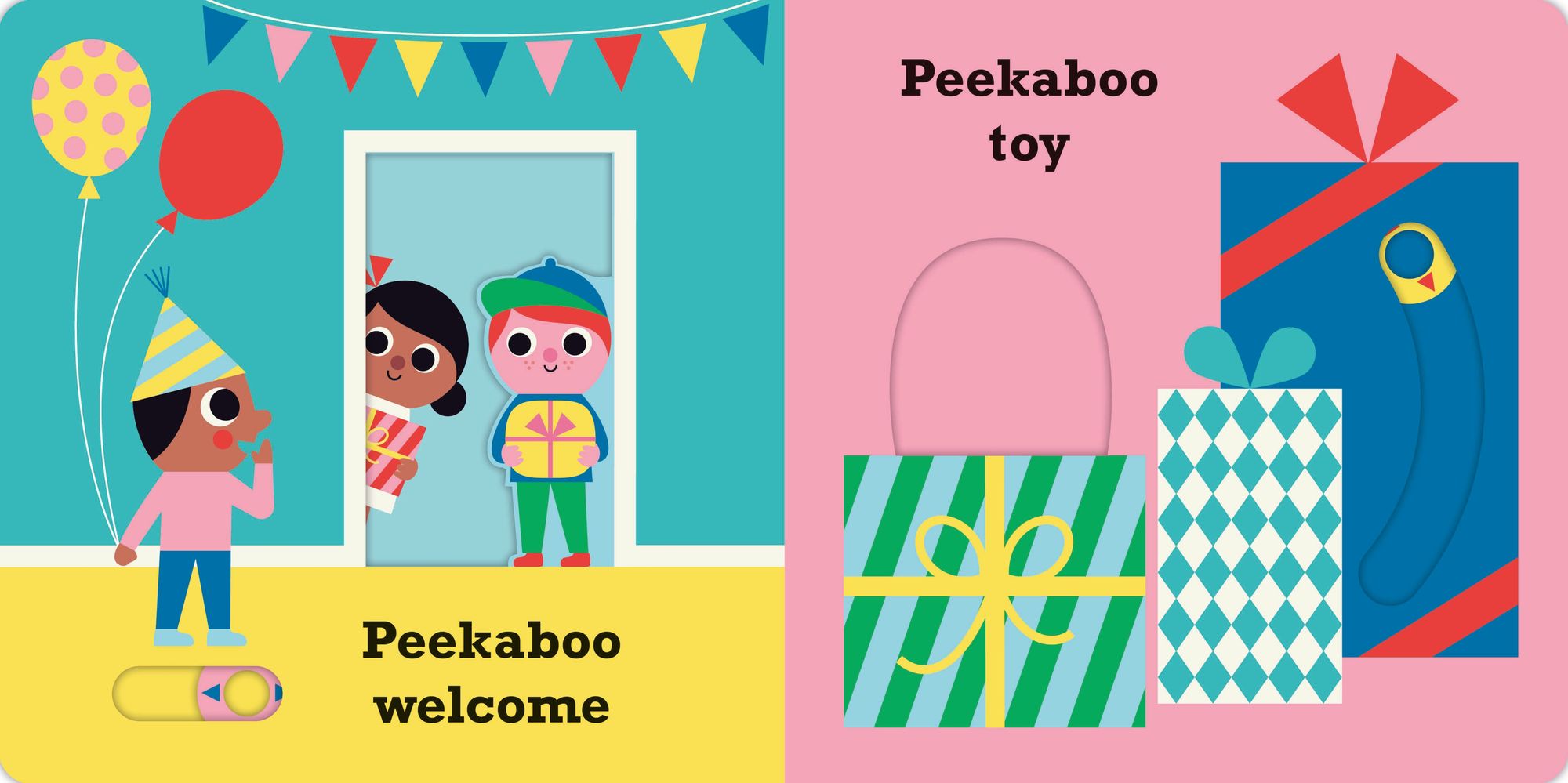 Peekaboo: Party: (An Interactive Board Book for Babies and Toddlers with Mirror and Sliders to Push, Pull, and Turn)