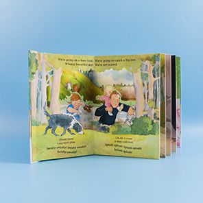 We're Going on a Bear Hunt Pop-Up Carousel Book: (An Interactive Peep-Through Gift Edition with Layered Scenes and Ribbon Tie for Kids Ages 3-7)