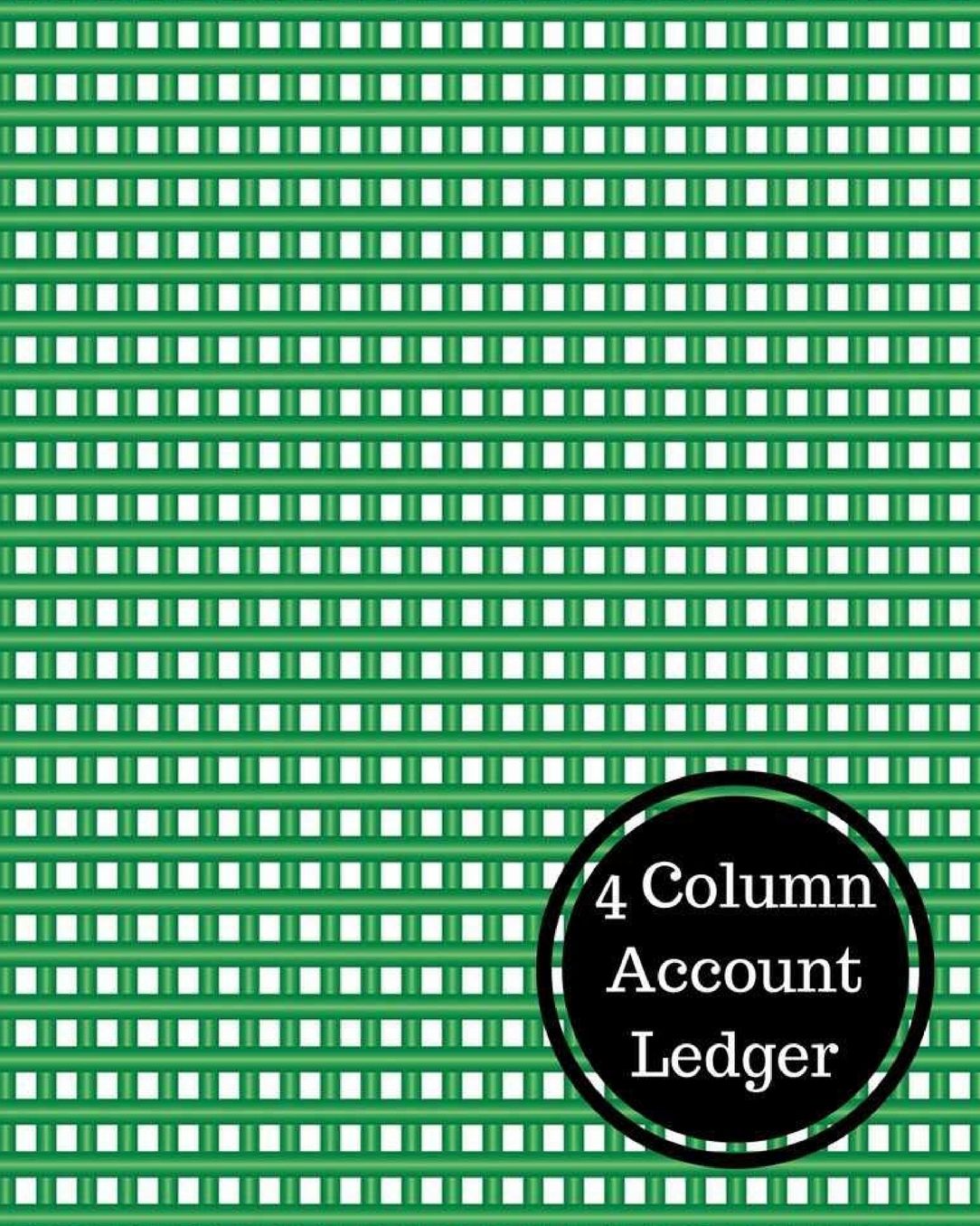 4 Column Account Ledger: 4 Column Columnar