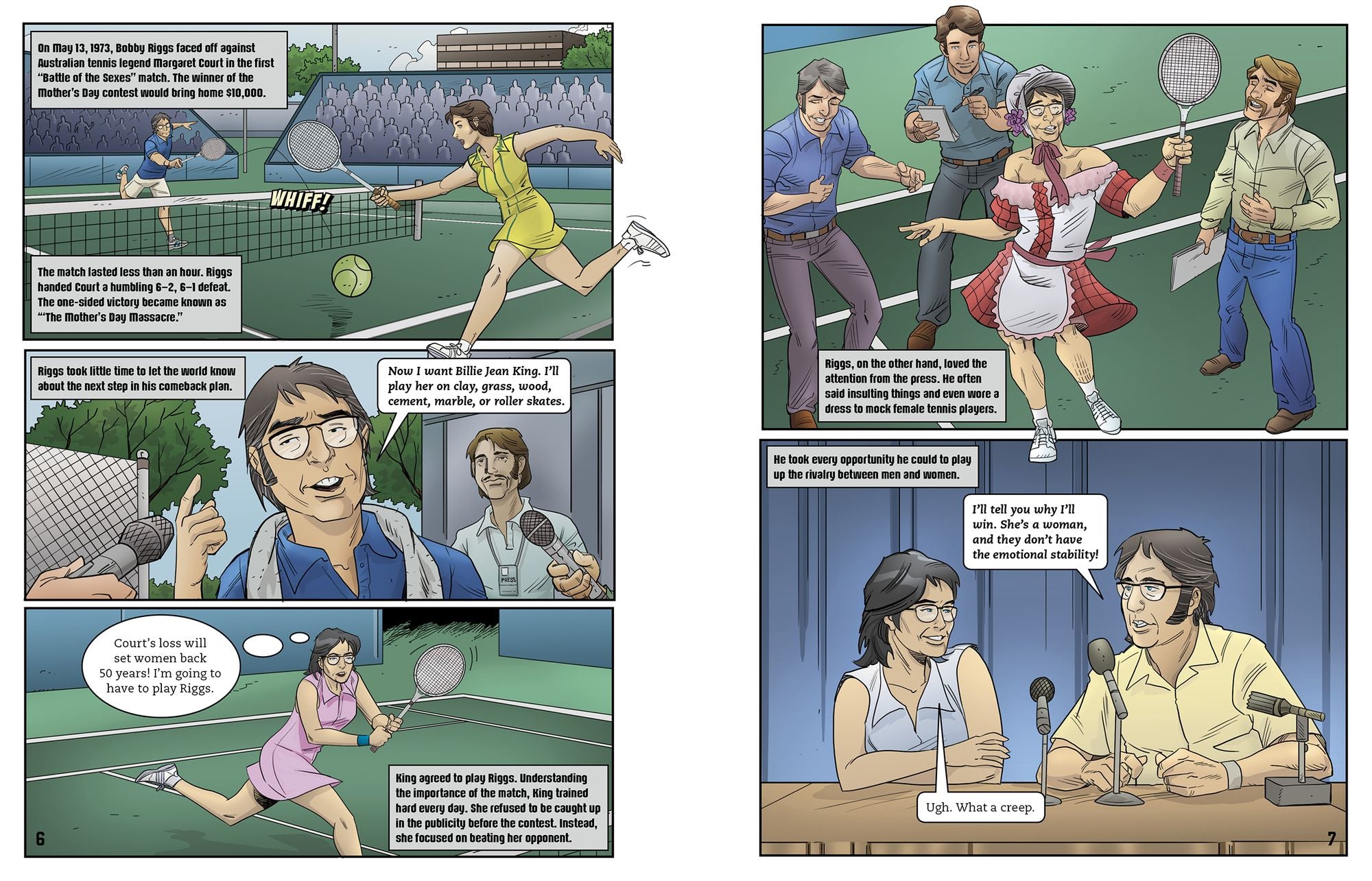 A Win for Women: Billie Jean King Takes Down Bobby Riggs