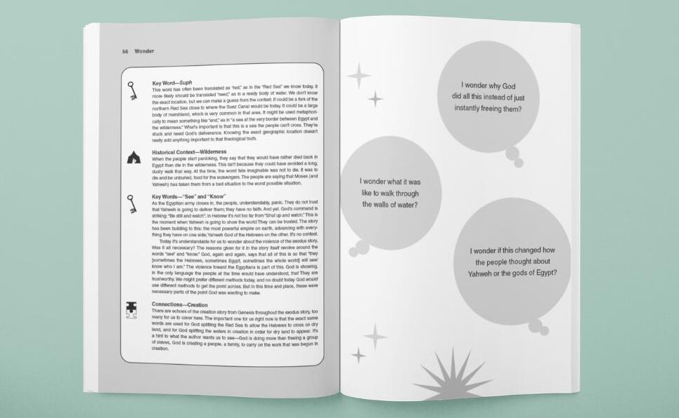 Wonder: 52 Conversations to Help Kids Fall in Love With Scripture