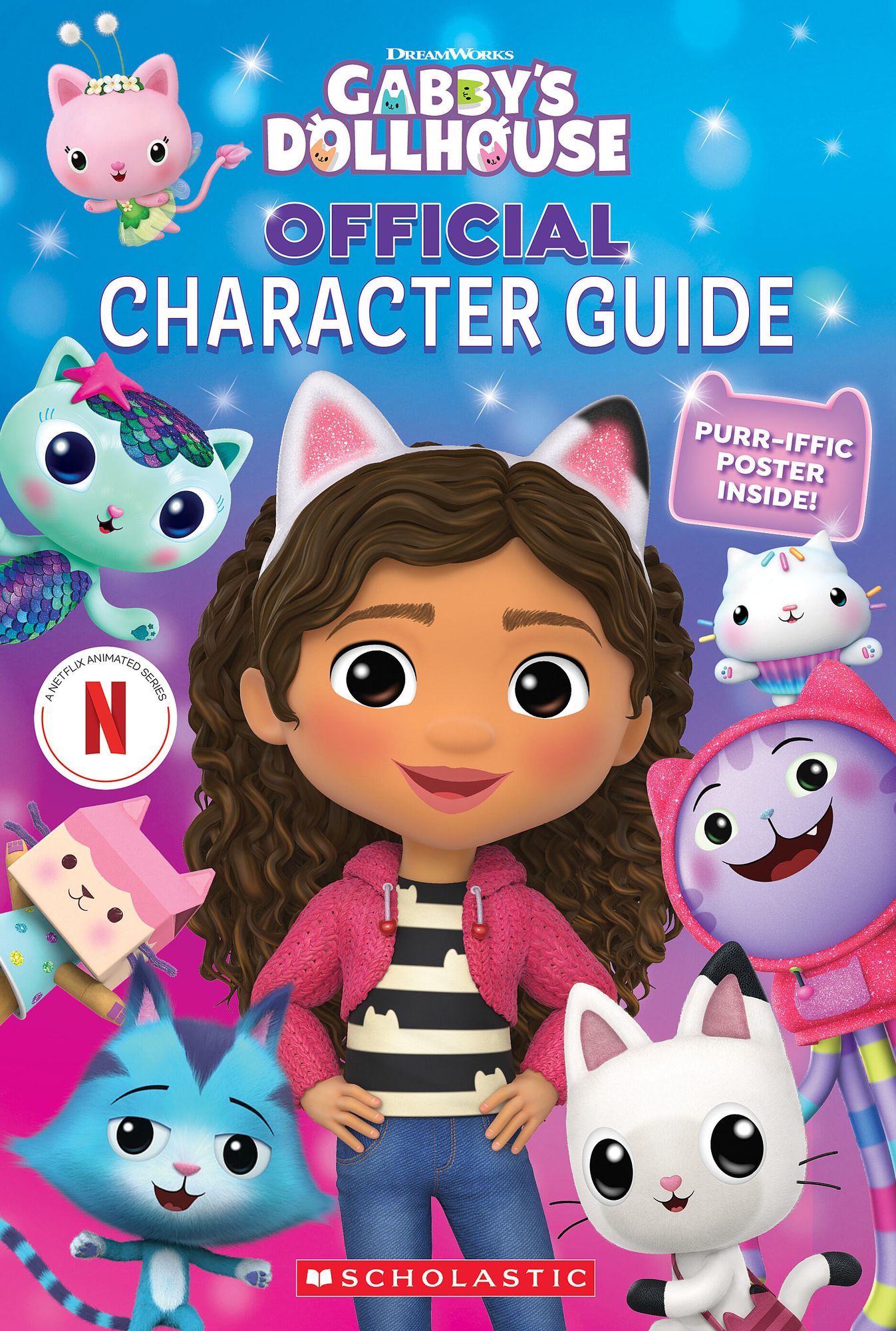 The Official Gabby's Dollhouse Character Guide with Poster