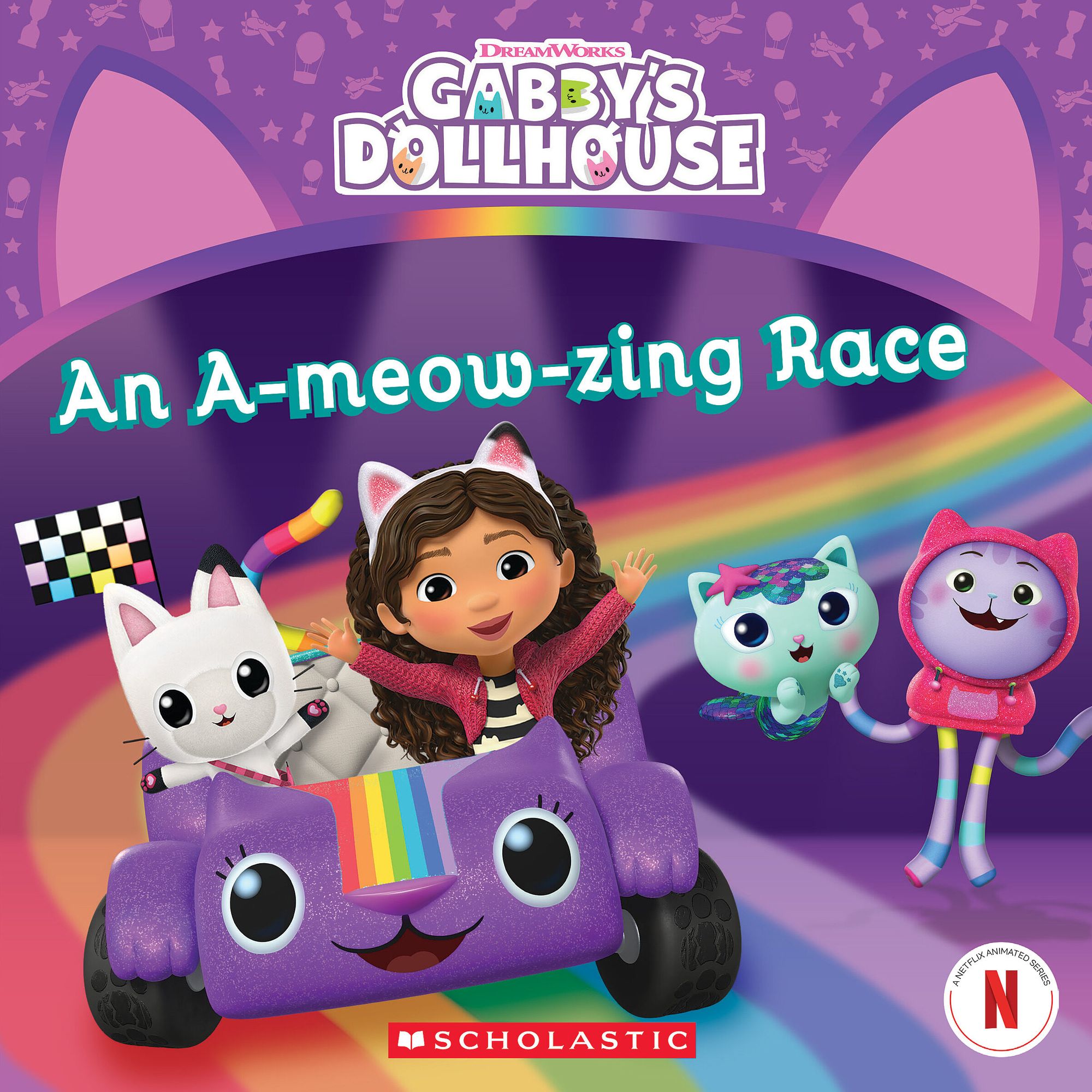 The A-meow-zing Race (Gabby's Dollhouse 8 x 8 #11)