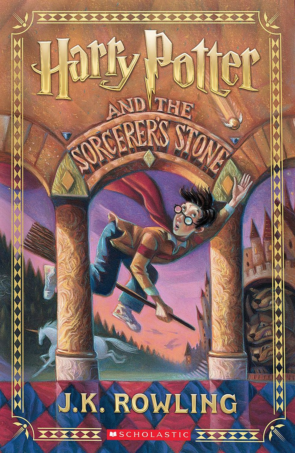 Harry Potter and the Sorcerer's Stone (Stenciled Edges) (Harry Potter, Book 1)