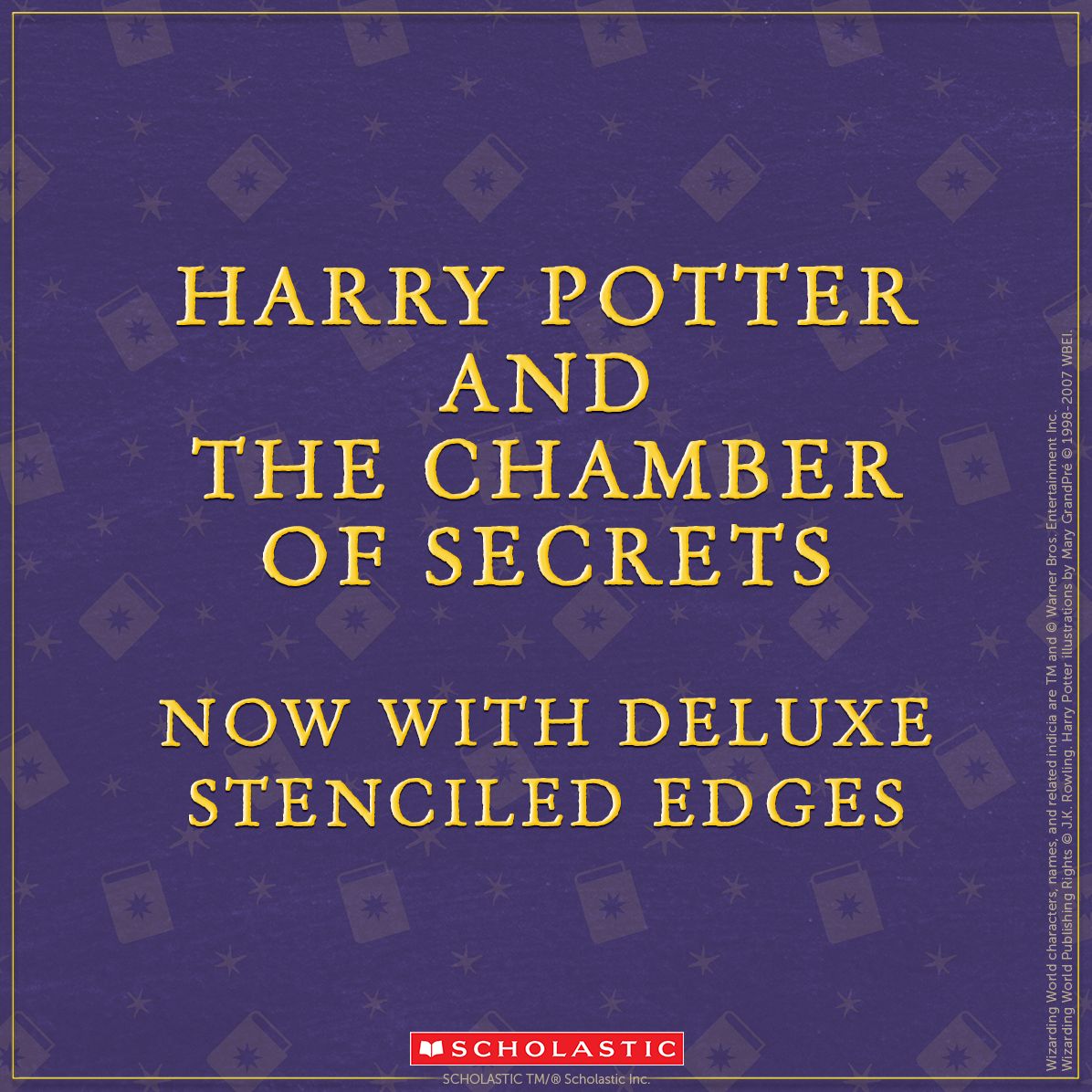 Harry Potter and the Chamber of Secrets (Stenciled Edges) (Harry Potter, Book 2)