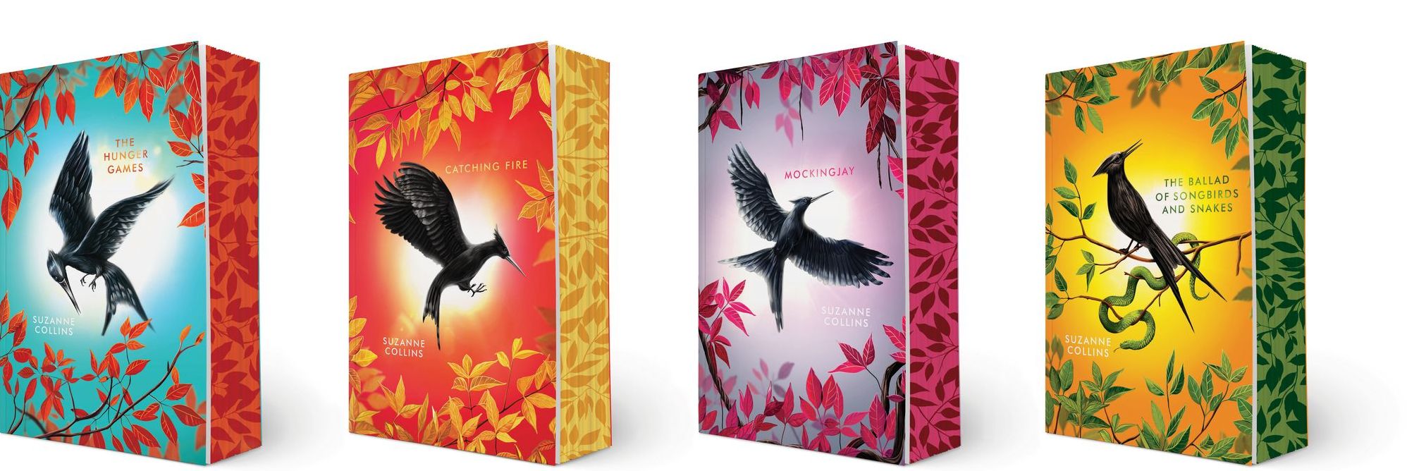 Hunger Games 4-Book Paperback Boxed Set Deluxe Edition (The Hunger Games, Catching Fire, Mockingjay, The Ballad of Songbirds and Snakes)