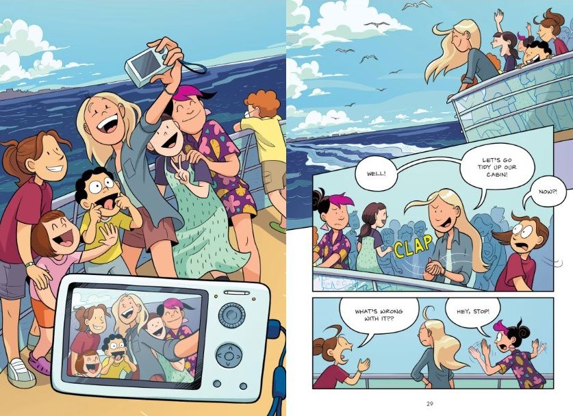 Baby-sitters on Board!: A Graphic Novel (The Baby-sitters Club Super Special #1)