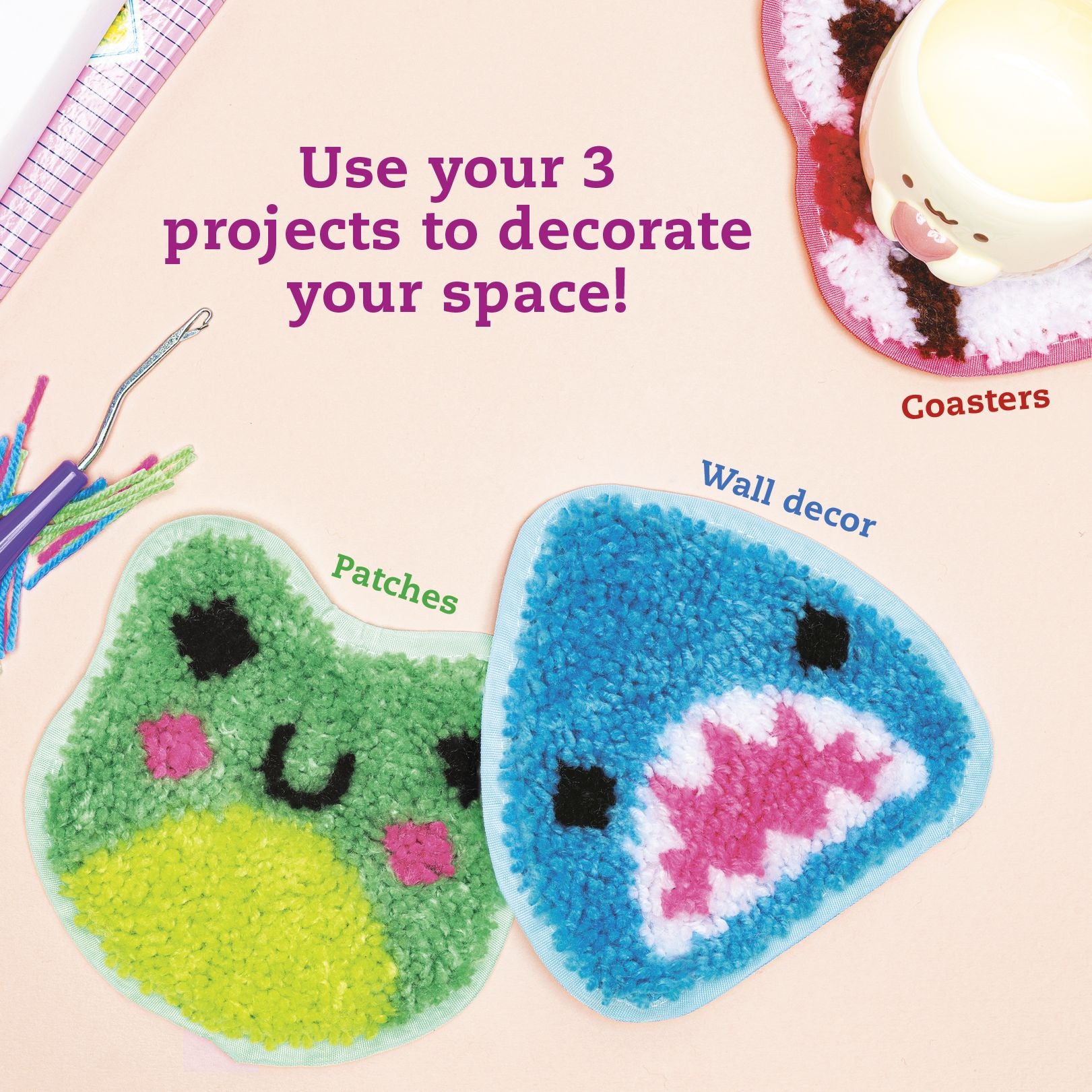 LATCH HOOK ANIMALS