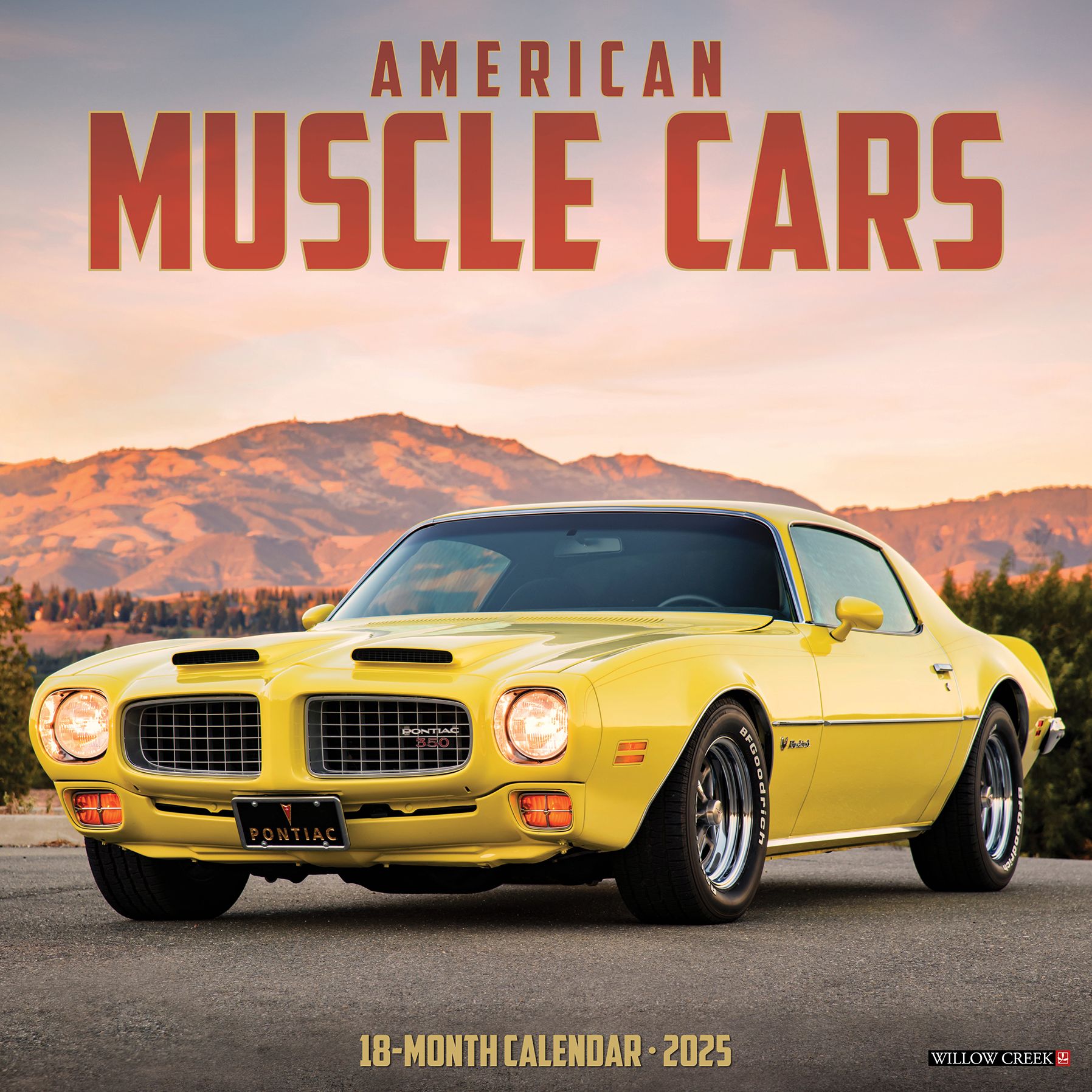 American Muscle Cars 2026 Wall Calendar
