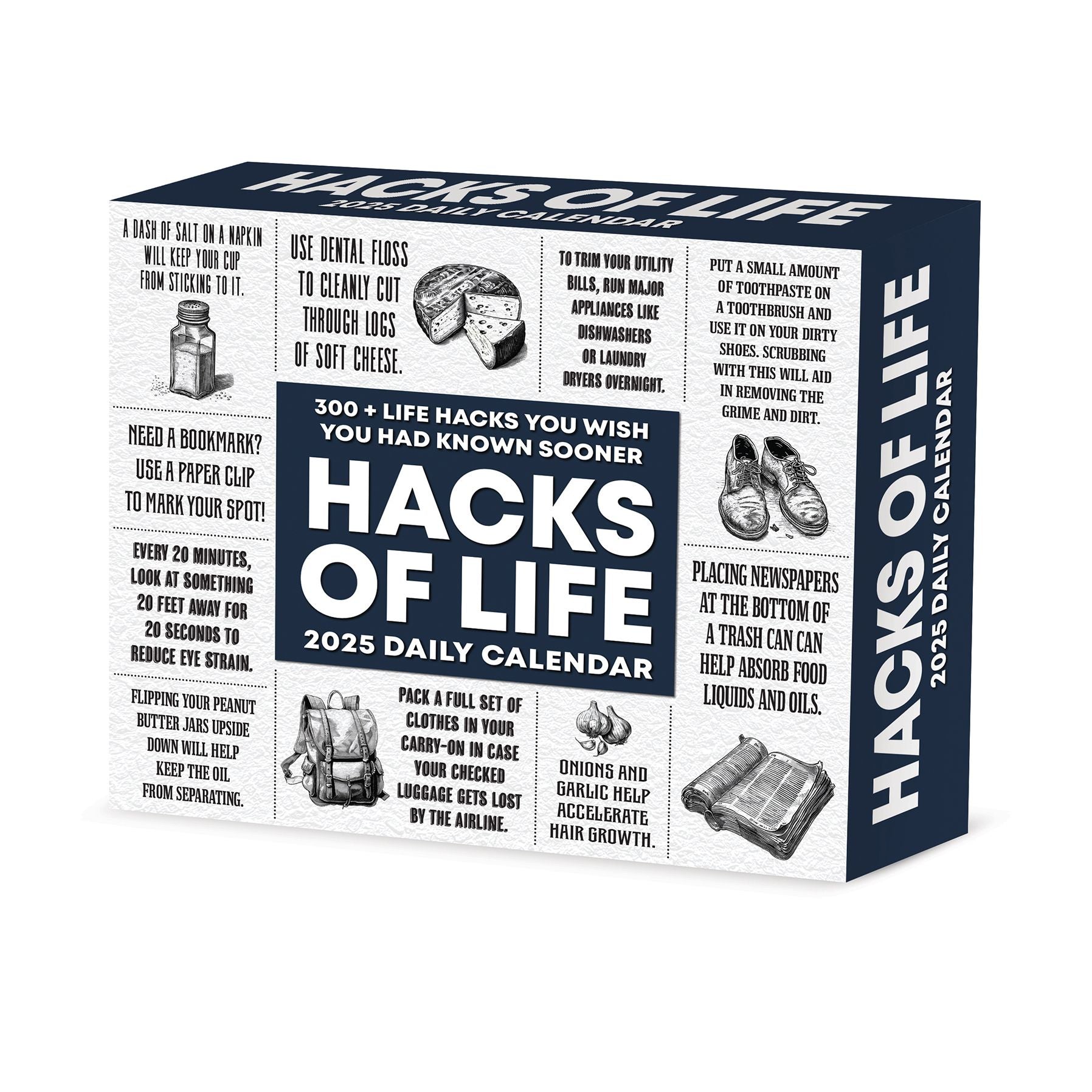 Hacks of Life 2026 5.4 X 6.2 Box Calendar