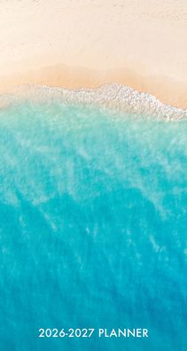 Waves 2-Year 2026-27 3.5 X 6.5 Monthly Pocket Planner