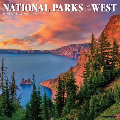 2027 National Parks of the West Wall Calendar