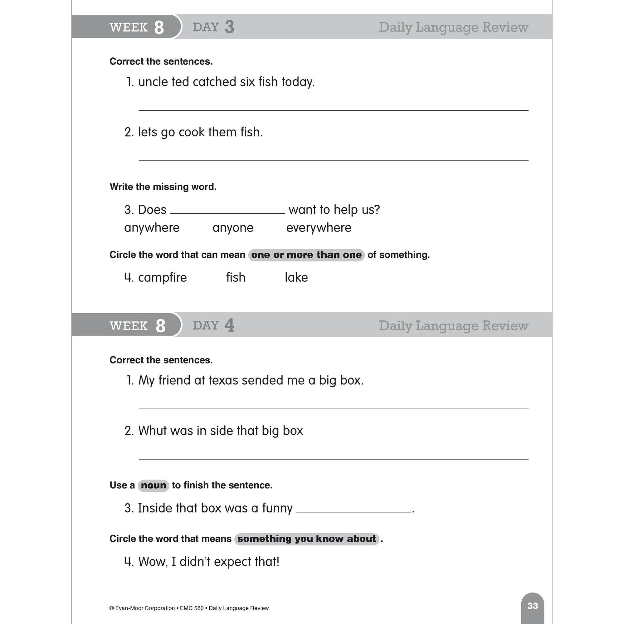 Daily Language Review Grade 2 Te