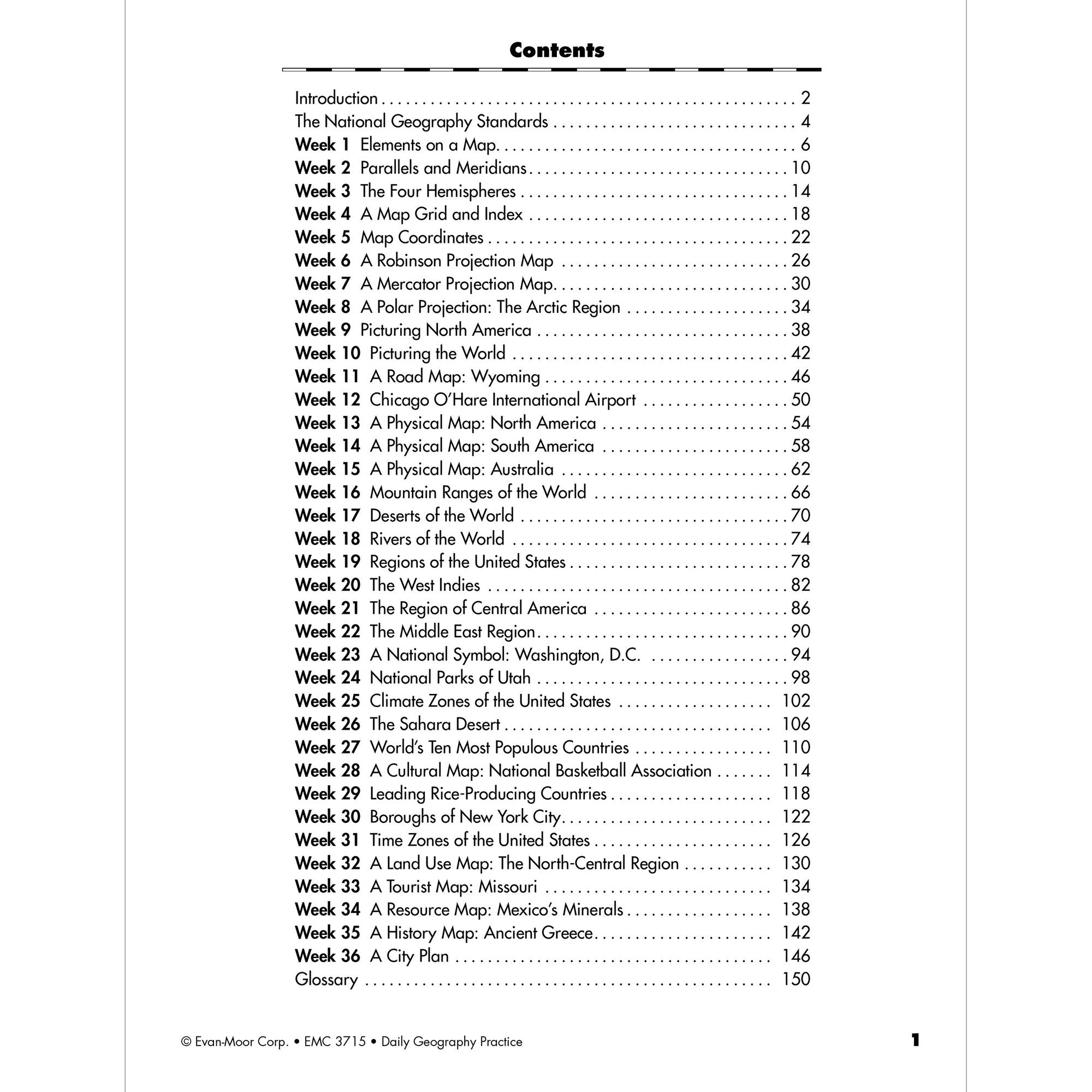 Daily Geography Practice, Grade 6 Teacher Edition