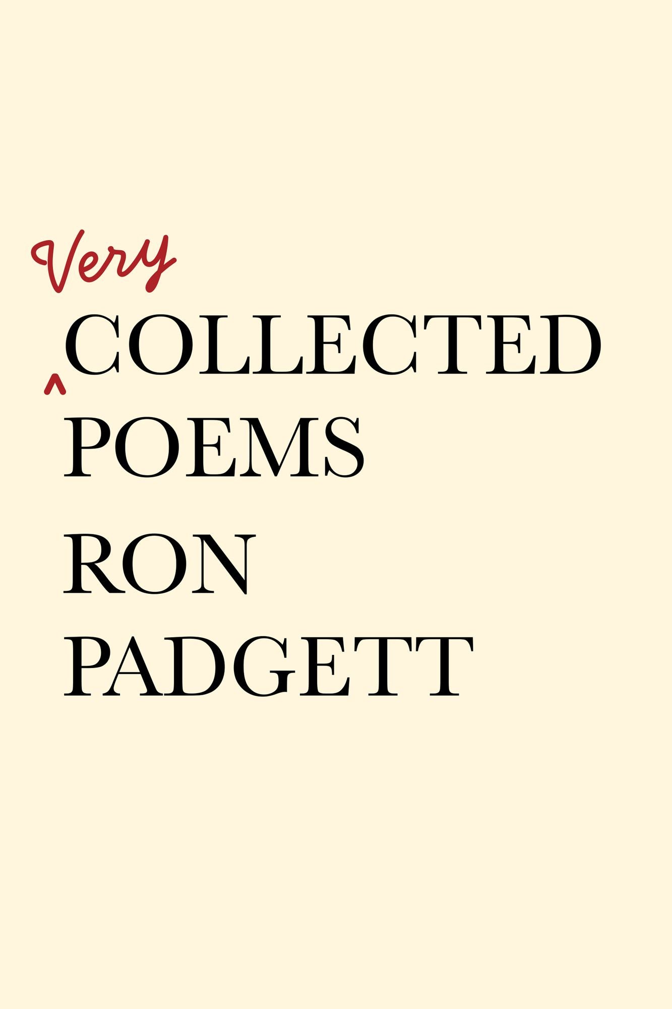 Very Collected Poems