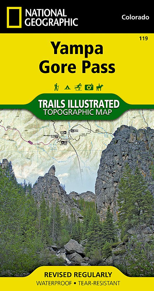 Yampa, Gore Pass Map