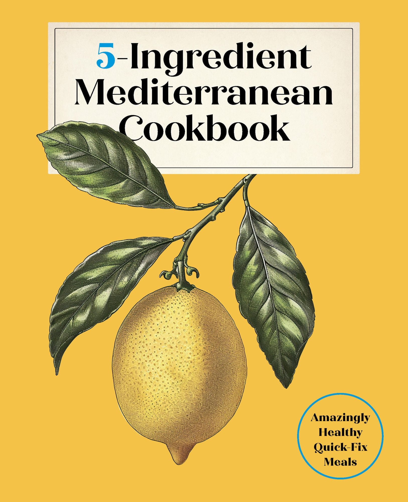 5-Ingredient Mediterranean Cookbook: Amazingly Healthy Quick-Fix Meals