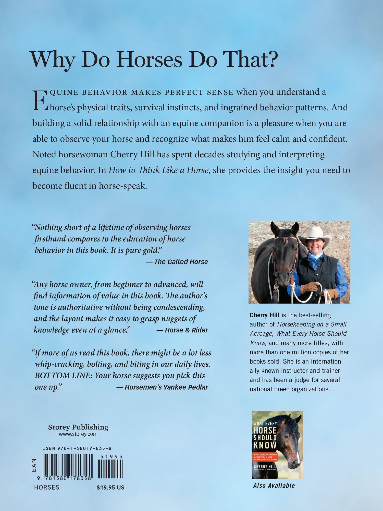 How to Think Like a Horse: The Essential Handbook for Understanding Why Horses Do What They Do