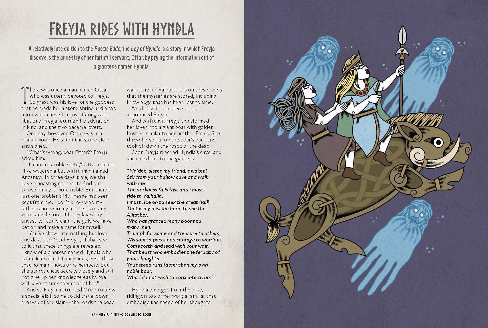 Freyja: An Illustrated Guide to the Goddess of Magic, Love, and War
