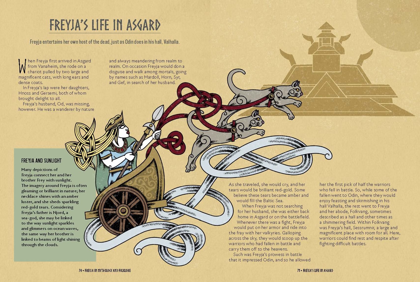 Freyja: An Illustrated Guide to the Goddess of Magic, Love, and War