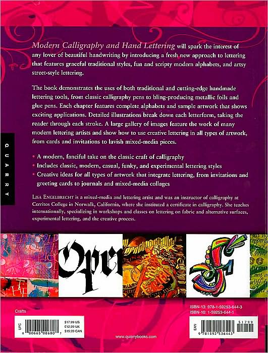 Modern Calligraphy and Hand Lettering: A Mark-Making Workbook for Crafters, Cardmakers, and Journal Artists