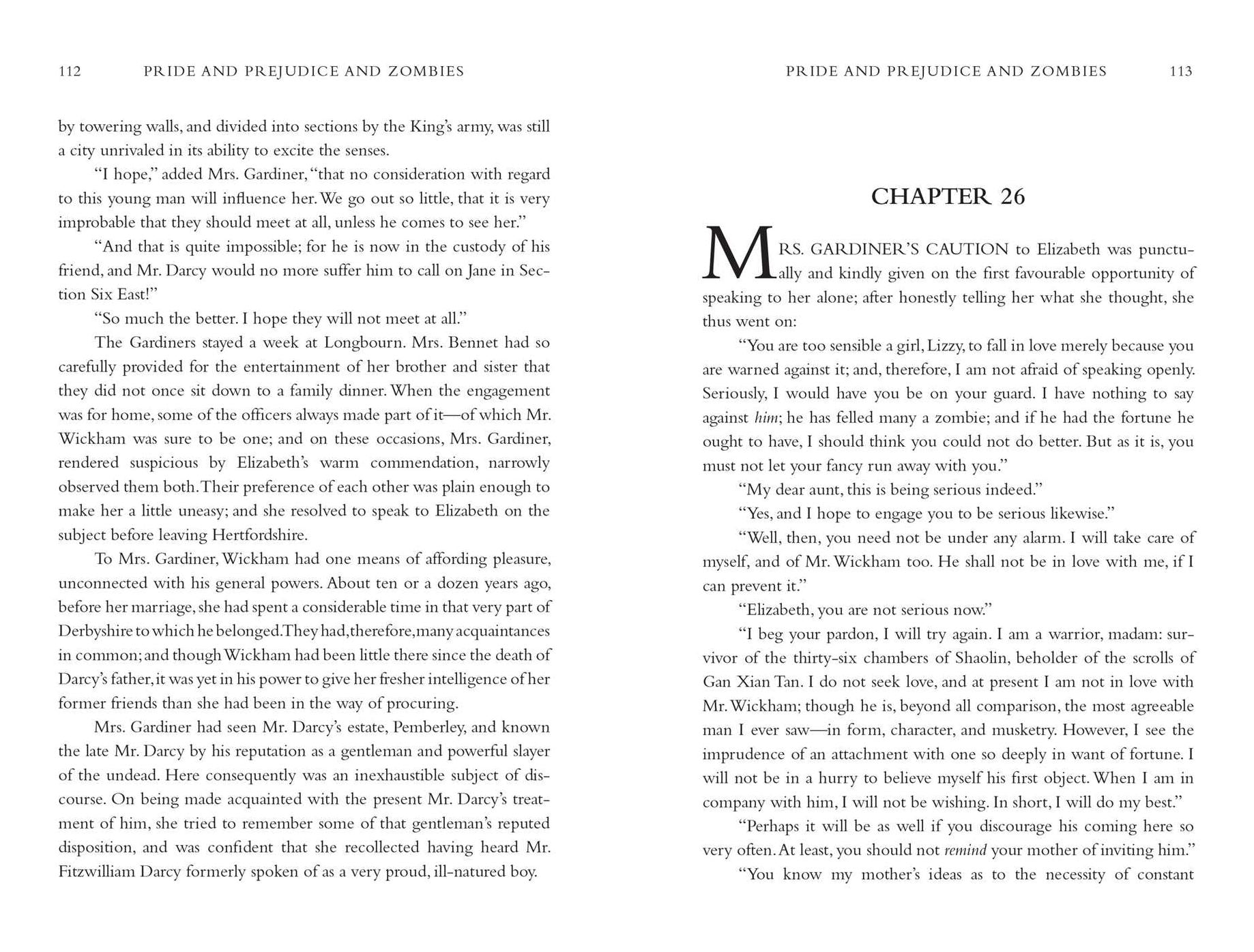 Pride and Prejudice and Zombies