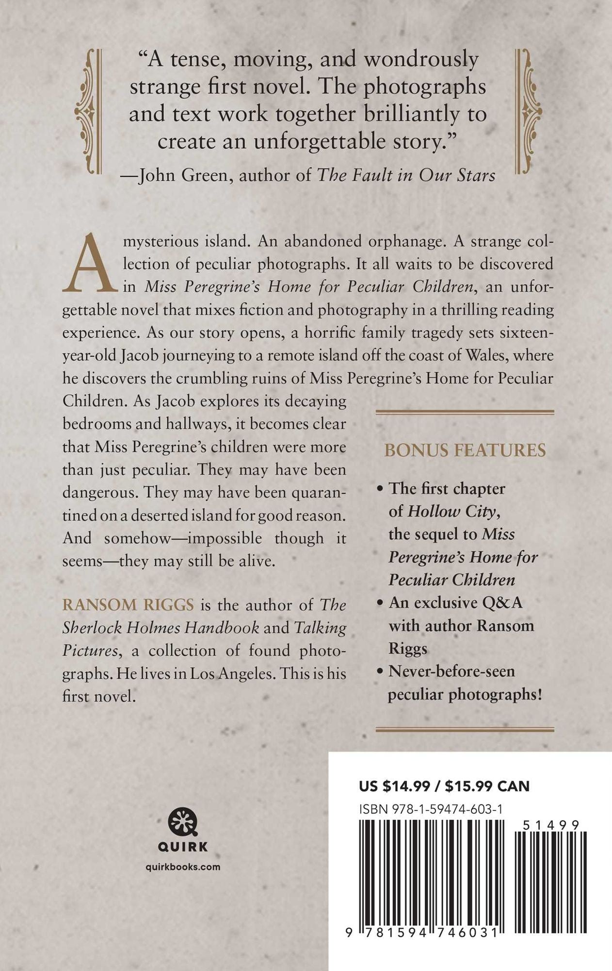 Miss Peregrine's Home for Peculiar Children