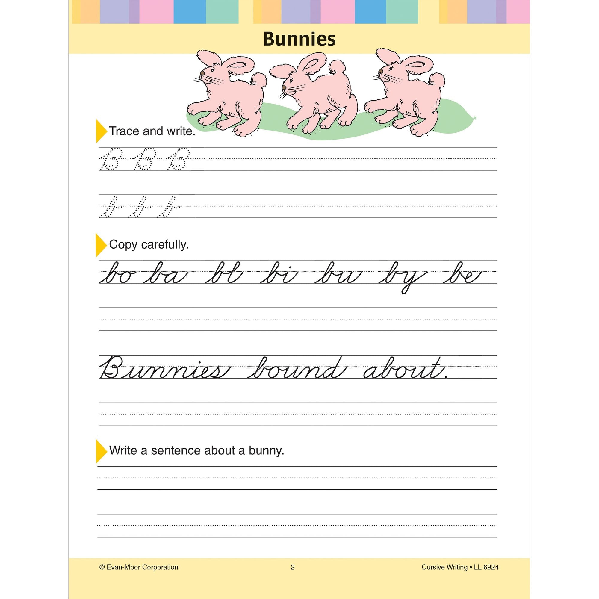 Learning Line: Cursive Writing, Grade 2 - 3 Workbook
