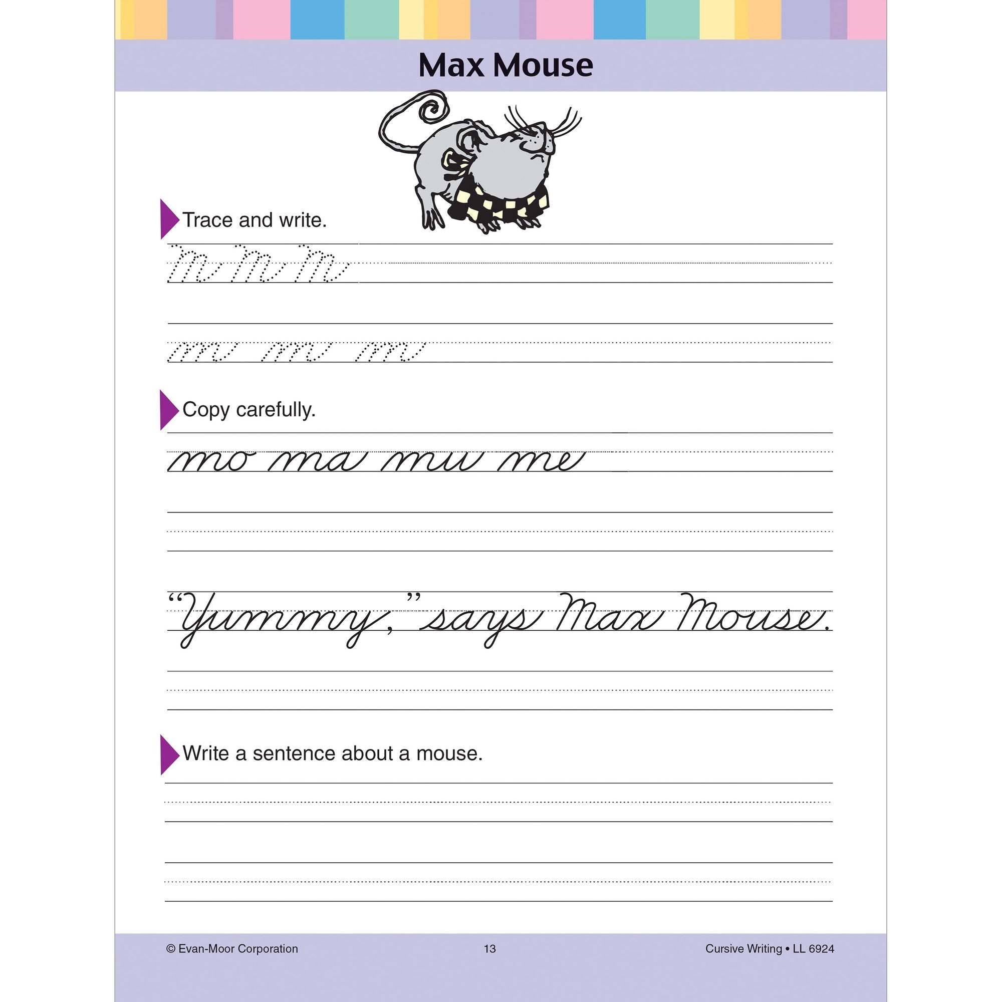 Learning Line: Cursive Writing, Grade 2 - 3 Workbook