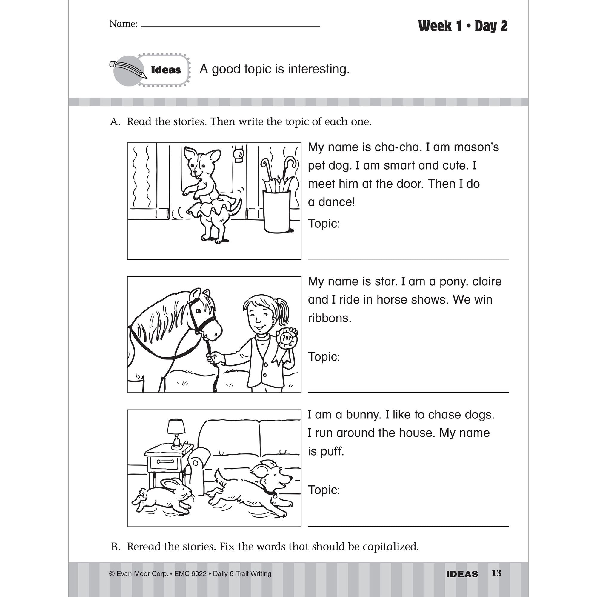 Daily 6-Trait Writing Grade 2 Te