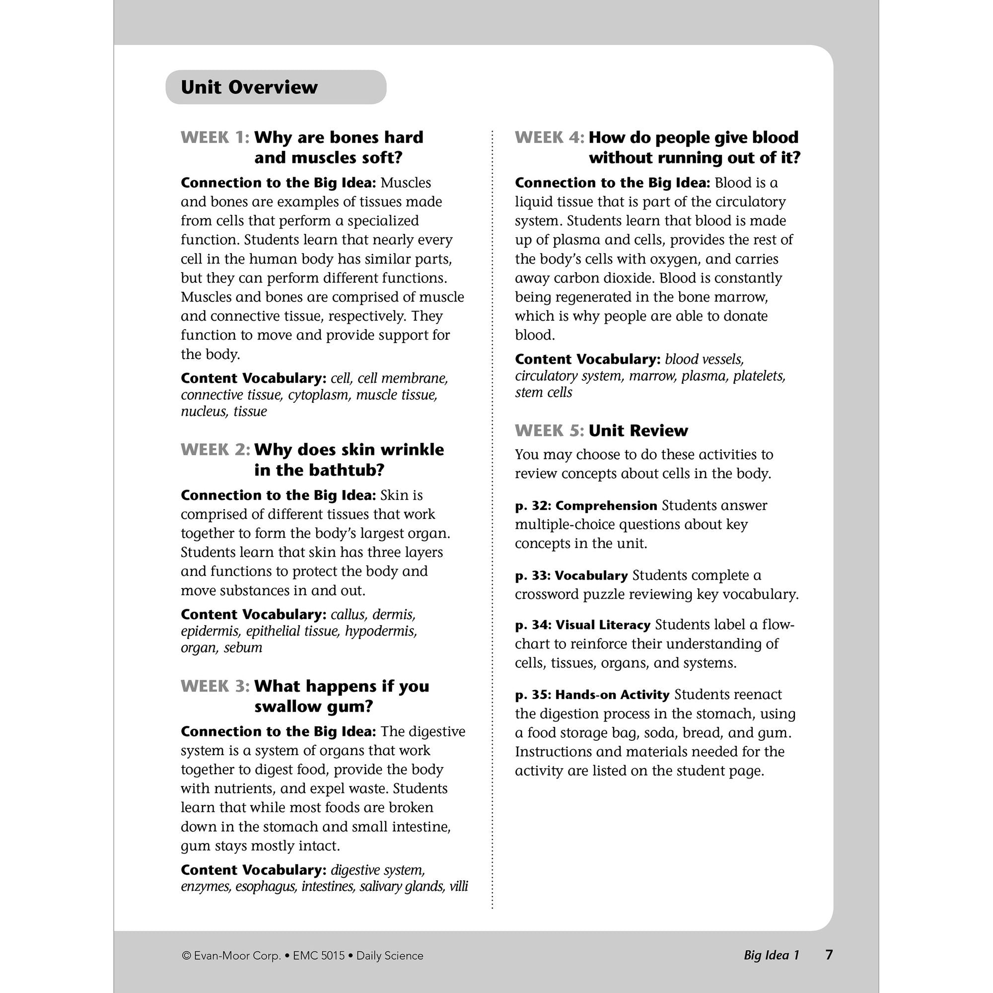 Daily Science, Grade 5