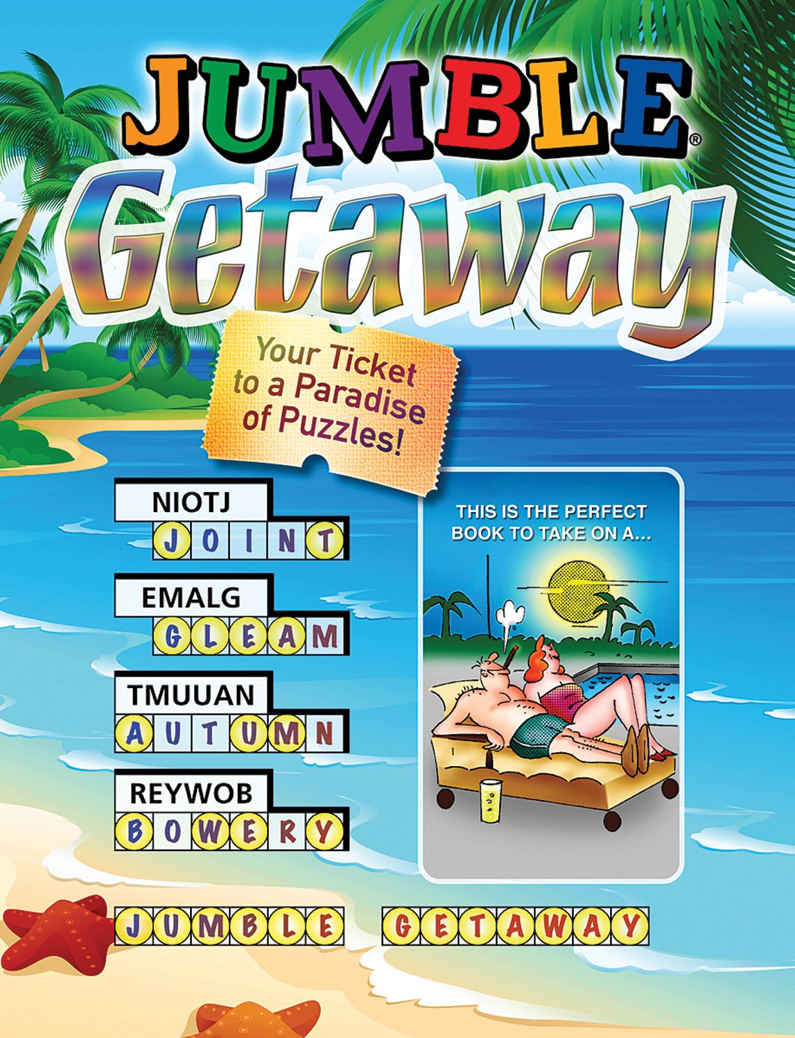Jumble� Getaway: Your Ticket to a Paradise of Puzzles!