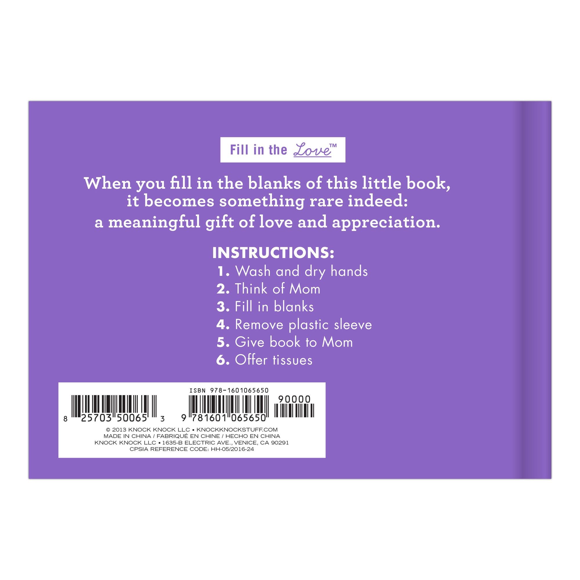 What I Love about Mom Fill in the Love Book