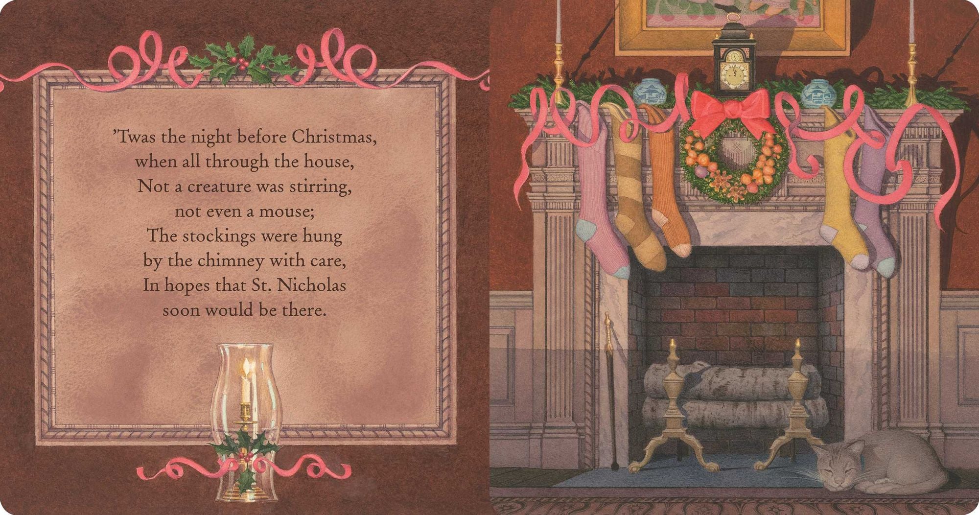 The Night Before Christmas Oversized Padded Board Book: The Classic Edition