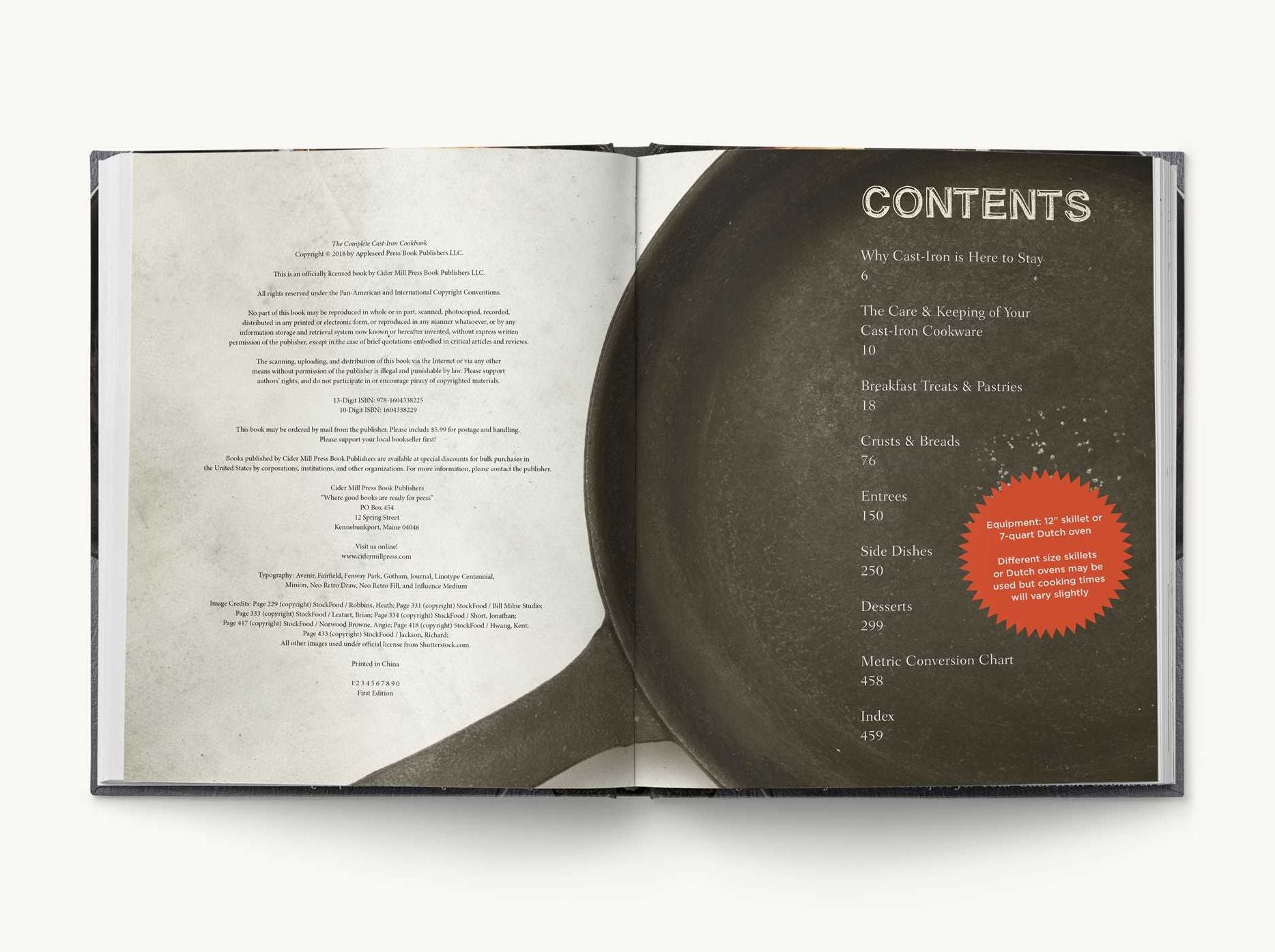 The Complete Cast-Iron Cookbook: A Tantalizing Collection of over 240 Delicious Recipes for Your Cast-Iron Cookware