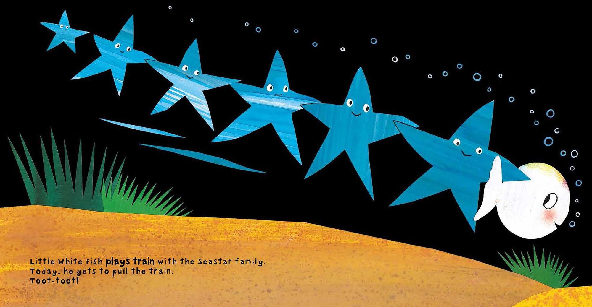 Little White Fish Has Many Friends