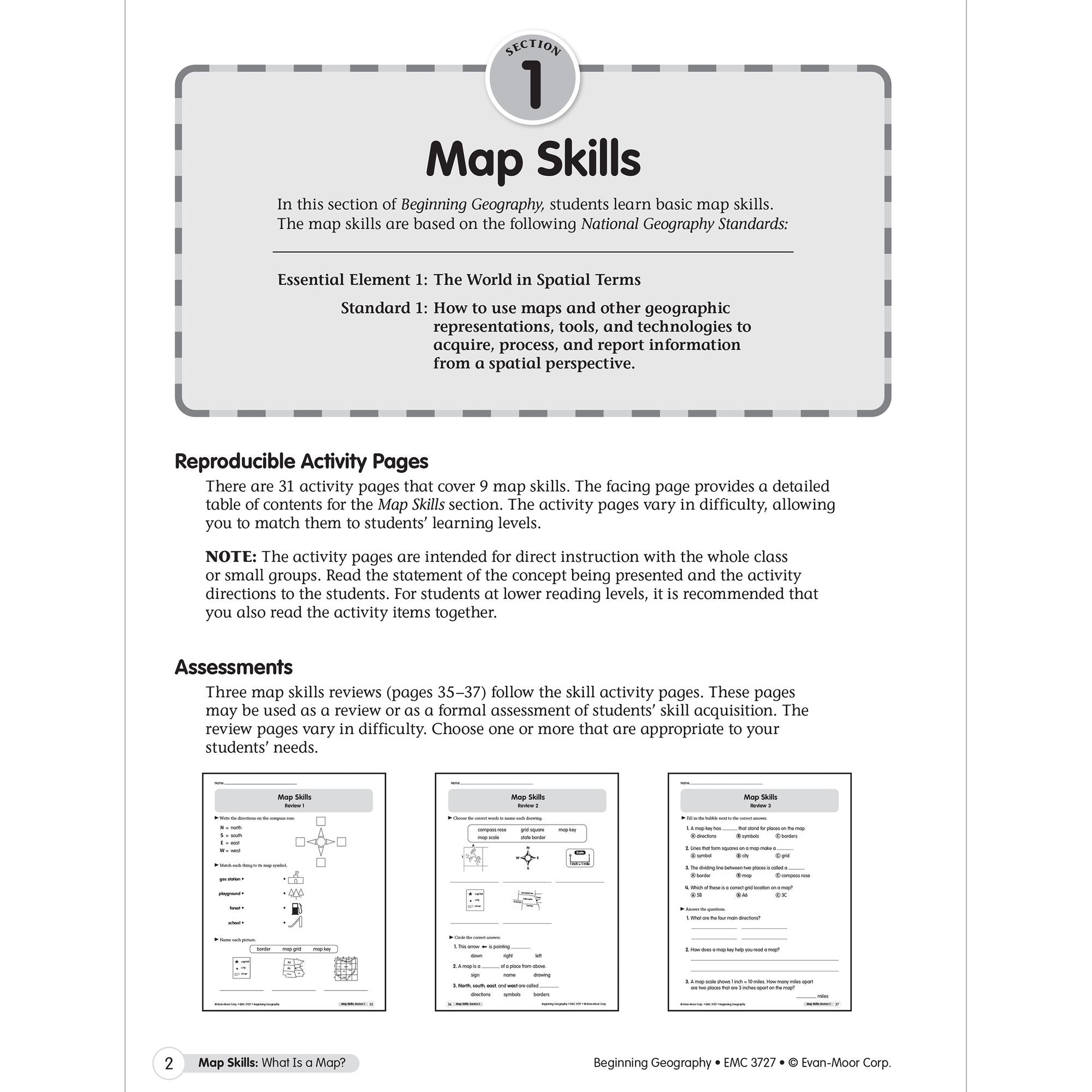 Beginning Geography, Kindergarten - Grade 2 Teacher Resource