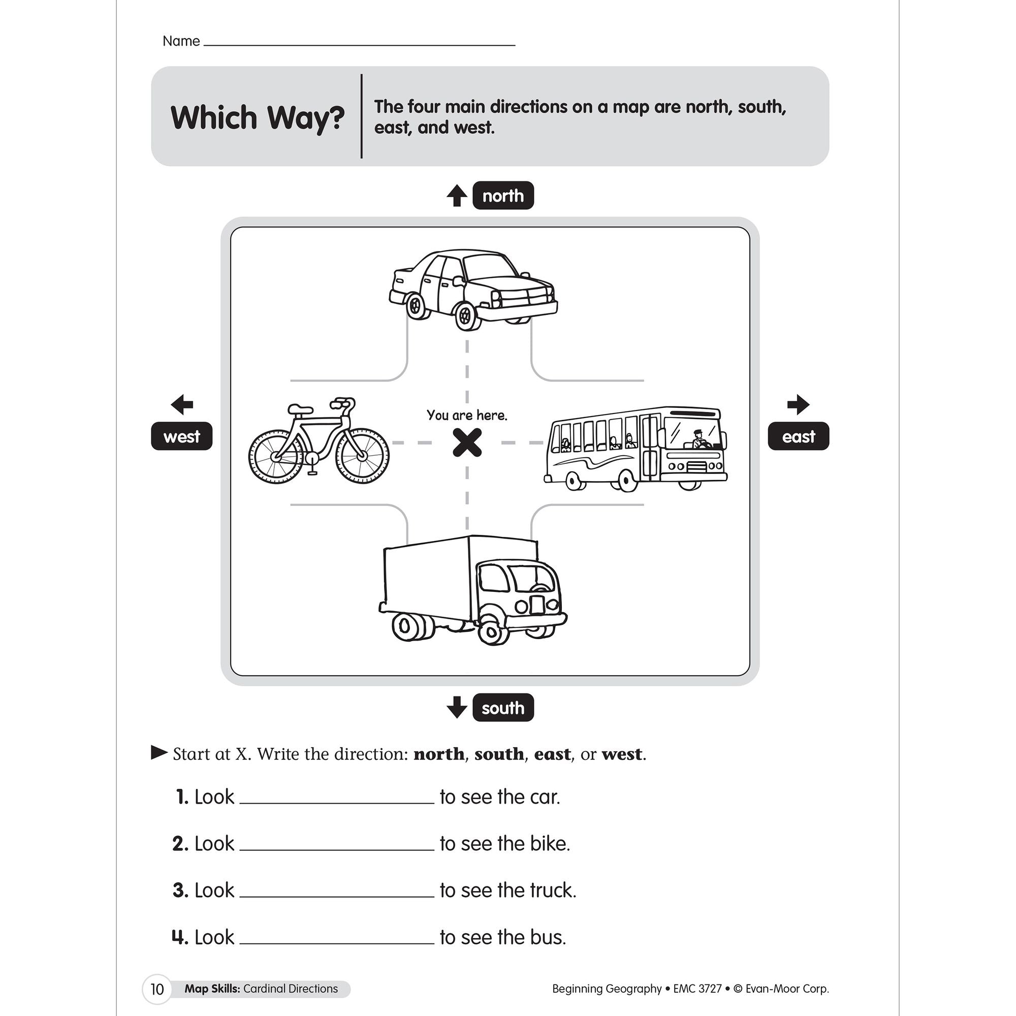 Beginning Geography, Kindergarten - Grade 2 Teacher Resource