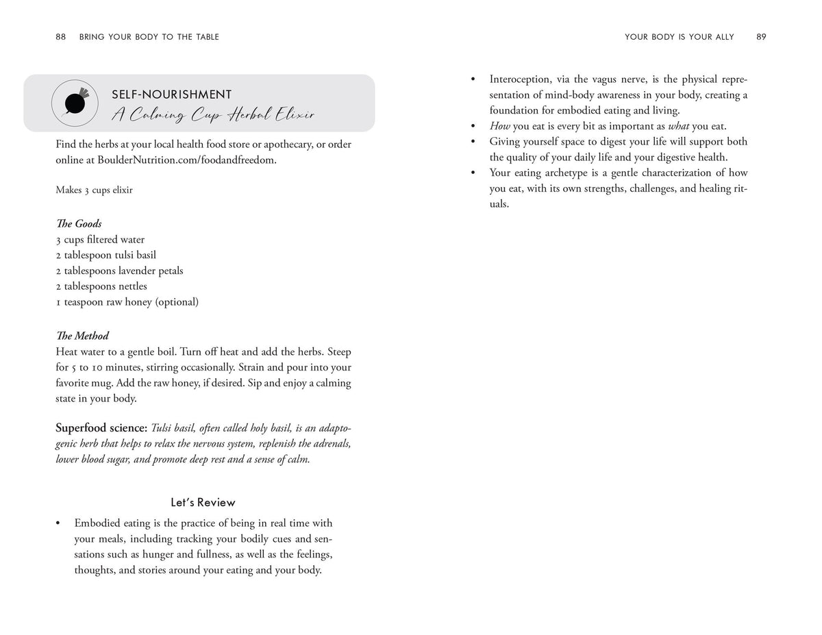 Food and Freedom: Discover Your Personal Recipe to Eat, Think, and Live Well